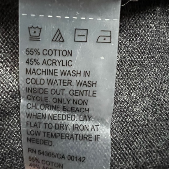 GREY COLOR BLOCK SWEATER - LONG SLEEVE - Picture 4 of 8